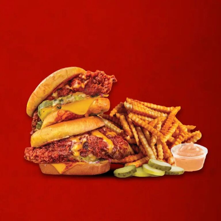 2 Sliders with Fries 