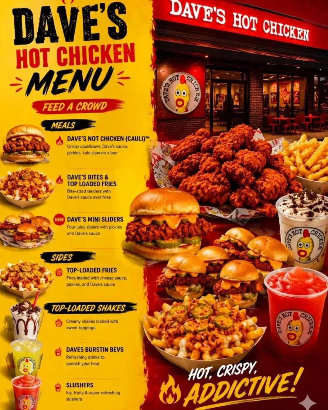 Dave’s Hot Chicken Menu