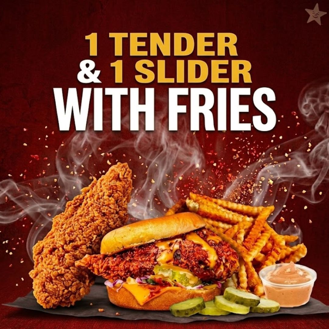 1 Tender & 1 Slider with Fries