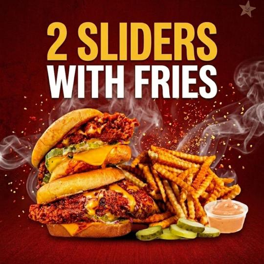 2 Sliders with Fries